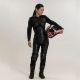 SPODNIE MOTOCYKLOWE SKÓRZANE DAMSKIE REBELHORN REBEL BLACK W42