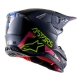 KASK MOTOCYKLOWY ALPINESTARS SUPERTECH S-M8 ECHO BLACK/BLUE YELLOW PINK FL M