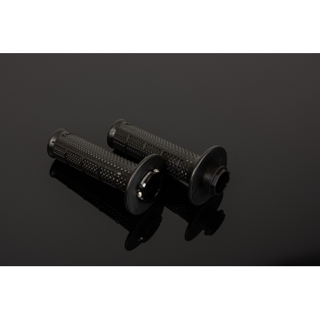 RENTHAL MANETKI MX R-WORKS LOCK-ON ULTRATACKY (TAPERED) KOLOR CZARNY