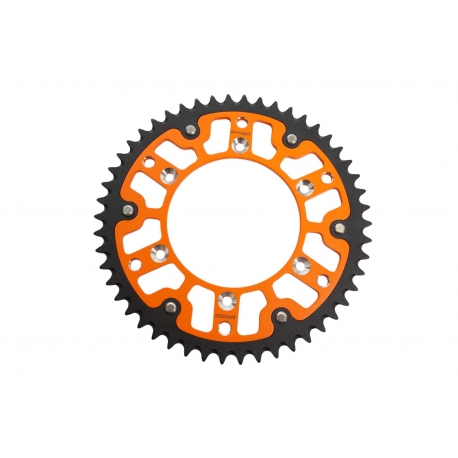 GROSSKOPF ZĘBATKA TYLNA DUAL RING / STEALTH (STALOWO-ALUMINIOWA) 899 49 (89949) KTM/HUSQVARNA/HUSABERG/GASGAS KOLOR POMARAŃCZOWY