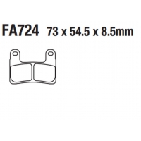 TRW ZF KLOCKI HAMULCOWE KH724 CARBON RACING BMW S 1000RR, R 1250R/RT '19-, R 1250GS/ADV '19-, S 1000XR '19-, PRZÓD