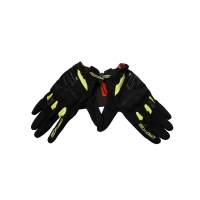 FIVE GLOVES RĘKAWICE TEKSTYLNE RS3 EVO KOLOR CZARNY/ŻÓLTY FLUO ROZMIAR 13