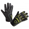 MODEKA RĘKAWICE SKÓRZANE MODEL DRACON KOLOR CZARNY/ŻÓŁTY FLUO ROZMIAR 11