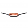SCAR RACING KIEROWNICA Z POPRZECZKĄ 28,6MM MODEL RC BEND KOLOR CZARNY GĄBKA POMARAŃCZOWY/BIAŁY