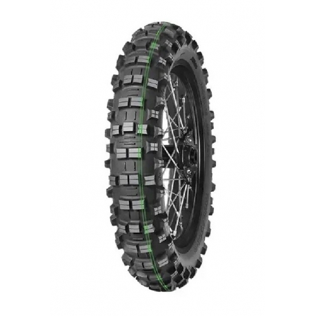MITAS OPONA 140/80-18 TERRA FORCE-EF SUPER SOFT 70M TT (PODWÓJNY ZIELONY PASEK) TYŁ DOT 13/2025(zamiennik:70000198) (460072)