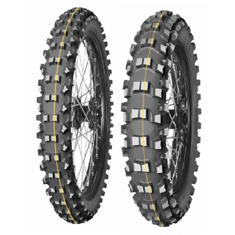 MITAS OPONA 120/90-18 TERRA FORCE-EX SM SUPER (ŻÓŁTY PASEK) 65R TT TYŁ DOT 08/2025 (460119) (ZAMIENNIK:70000157,70000219)