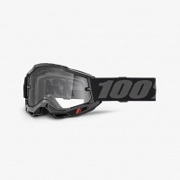 100 PROCENT GOGLE ACCURI 2 BLACK/GREY- CLEAR LENS- KOLOR CZARNY/SZARY SZYBKA PRZEŹROCZYSTA