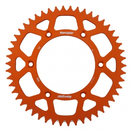 SUPERSPROX ZĘBATKA TYLNA ALUMINIOWA 7075-T6 (ERGAL) 899 47 KTM SX/EXC (JTR897.47) KOLOR POMARAŃCZOWY