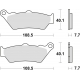 TRW ZF KLOCKI HAMULCOWE KH209 KH209/2 SINTER STREET APRILIA PEGASO 650 97-10 ETV 1000 CAPONORD 01-09, BMW F 650 / CS / GS / DAKA