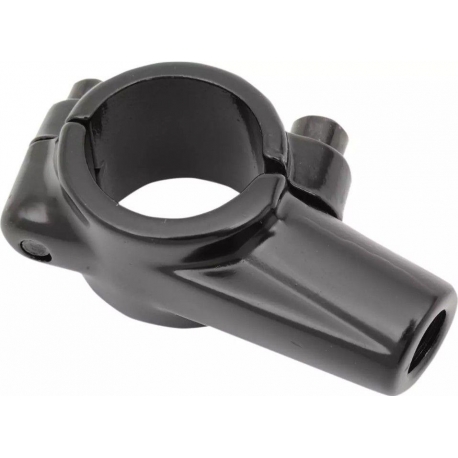 EMGO 2025/02 UCHWYT LUSTERKA Z OBEJMĄ NA KIEROWNICĘ 22MM (7/8") KOLOR CZARNY (WZÓR YAMAHA)