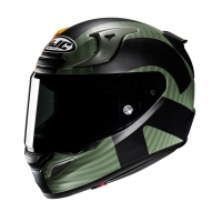 KASK MOTOCYKLOWY HJC RPHA12 OTTIN GREEN ORANGE