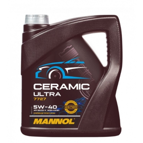 MANNOL OLEJ SILNIKOWY SAMOCHODOWY 5W40 CERAMIC ULTRA 5L