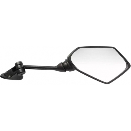 EMGO 2025/02 LUSTERKO KAWASAKI ZX-6R '09-'12 PRAWE (OEM: 56001-0147) KOLOR CZARNY (WZÓR ORYGINAŁU) (HOMOLOGACJA)