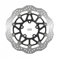 NG TARCZA HAMULCOWA PRZÓD KAWASAKI ZX-6R 636 '16-20 (310X80X5MM) (5X10,5MM) WAVE PŁYWAJĄCA (ŚRODEK ALUMINIOWY)