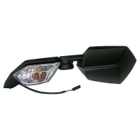 EMGO 2025/02 LUSTERKO KAWASAKI ZX-10R '08-'10 LEWE (OEM: 56001-0102) KOLOR CZARNY (WZÓR ORYGINAŁU) (HOMOLOGACJA)