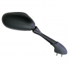 EMGO 2025/02 LUSTERKO YAMAHA FZS 1000 / FZ1 FAZER '01-'05 PRAWE (OEM: 5LV-26290-00-00) KOLOR CZARNY (WZÓR ORYGINAŁU) (HOMOLOGACJ