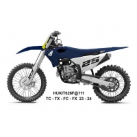 UFO 2025/04 KOMPLET PLASTIKÓW (FULL KIT) Z OSŁONAMI TELESKOPÓW (AMORTYZATORÓW) HUSQVARNA TC 125 / 250 '23-'24, FC 250 / 350 / 45