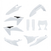 POLISPORT KOMPLET PLASTIKÓW (FULL KIT) KTM EXC/EXC-F/XC-W/XC-WF TBI '24-'25 W ZESTAWIE OSŁONA LAMPY ORAZ OSŁONY AMORTYZATORÓW (8