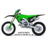 UFO 2025/04 KOMPLET PLASTIKÓW (FULL KIT) Z OSŁONAMI TELESKOPÓW (AMORTYZATORÓW) KAWASAKI KXF 250 '25-, KXF 450 '24-'25 KOLOR ZIEL
