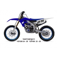 UFO 2025/04 KOMPLET PLASTIKÓW (FULL KIT) Z OSŁONAMI TELESKOPÓW (AMORTYZATORÓW) YAMAHA YZF 250 '24-'25, YZF 450 '23-'25 KOLOR NIE
