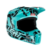 KASK MOTOCYKLOWY Z GOGLAMI JUNIOR LEATT MOTO 3.5 FUEL