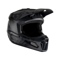 KASK MOTOCYKLOWY Z GOGLAMI JUNIOR LEATT MOTO 3.5 STEALTH L