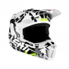 KASK MOTOCYKLOWY Z GOGLAMI JUNIOR LEATT MOTO 3.5 ZEBRA