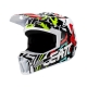 KASK MOTOCYKLOWY Z GOGLAMI JUNIOR LEATT MOTO 3.5 ZEBRA