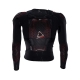 KOSZULKA Z OCHRANIACZAMI JUNIOR LEATT 4.5 HYBRID BLACK (134-146CM) S/M