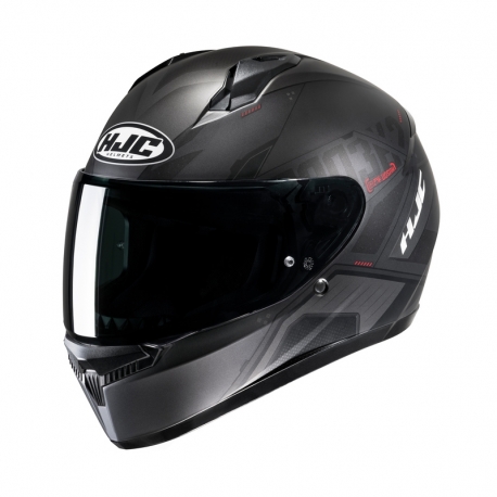 KASK MOTOCYKLOWY HJC C10 INKA BLACK RED L