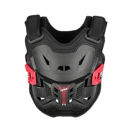 BUZER JUNIOR LEATT MINI PROTECTOR 2.5 BLACK RED (110-134CM)
