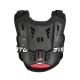 BUZER JUNIOR LEATT MINI PROTECTOR 2.5 BLACK RED (110-134CM)