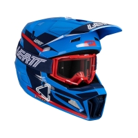 KASK MOTOCYKLOWY Z GOGLAMI LEATT KIT MOTO 3.5 ROYAL