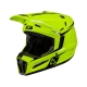 KASK MOTOCYKLOWY Z GOGLAMI LEATT KIT MOTO 3.5 NEON YELLOW