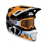 KASK MOTOCYKLOWY Z GOGLAMI LEATT KIT MOTO 7.5 ORANGE