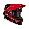 KASK MOTOCYKLOWY Z GOGLAMI LEATT KIT MOTO 7.5 RED L