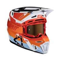 KASK MOTOCYKLOWY Z GOGLAMI LEATT KIT MOTO 8.5 GLAMIS