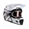 KASK MOTOCYKLOWY Z GOGLAMI LEATT KIT MOTO 9.5 CARBON WHITE