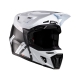 KASK MOTOCYKLOWY Z GOGLAMI LEATT KIT MOTO 9.5 CARBON WHITE