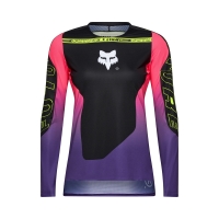 KOSZULKA ROWEROWA Z DŁUGIM RĘKAWEM FOX LADY FLEXAIR ELEVATED BLACK S