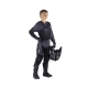 STRÓJ OFFROADOWY BLUZA I SPODNIE JUNIOR LEATT MINI RIDE KIT 3.5 STEALTH BLACK GREY