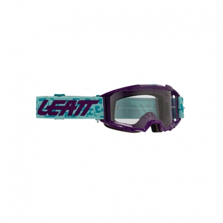 GOGLE LEATT VIZION 3.5 90 VLT PURPLE CLEAR OS