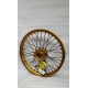 HAAN WHEELS (EXCEL) KOMPLETNE KOŁO PRZEDNIE 21 CALI 21 x 1.85 (OBRĘCZ EXCEL) YAMAHA XTZ 700 TENERE (690) '20-, ZŁOTA OBRĘCZ / CZ