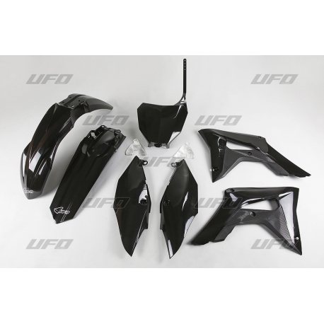 UFO KOMPLET PLASTIKÓW HONDA CRF 250R '18-'21, CRF 450R '17-'20 KOLOR CZARNY(HO119E001)