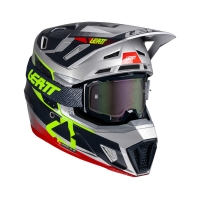 KASK MOTOCYKLOWY Z GOGLAMI LEATT KIT MOTO 7.5 STEEL M