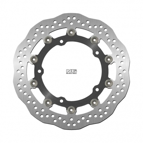NG TARCZA HAMULCOWA PRZÓD KAWASAKI Z 650 '17-'25, Z 900 '16-'20 (300X142,2X5,0MM) (5X10,5MM) PŁYWAJĄCA WAVE (ŚRODEK ALUMINIOWY) 