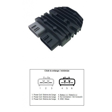 DZE REGULATOR NAPIĘCIA BENELLI BN 300/600 '14-'20 TRK 302S TRK 502X LEONCINO 500 CF MOTO VOGE 500R '20- DS 500 DS 650 DS