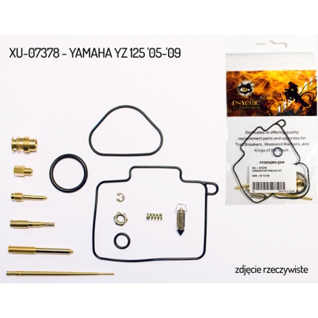 PSYCHIC ZESTAW NAPRAWCZY GAŹNIKA YAMAHA YZ 125 '05-'09 (26-1146) (NA 1 GAŹNIK)