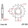 JT ZĘBATKA PRZEDNIA 579 14 YAMAHA R1/ FJ 1200/ XJR (57914JT) (ŁAŃC. 530)