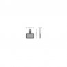 BRENTA BIKE KLOCKI HAMULCOWE ROWEROWE E-BIKE MTB / SZOSA / ELEKTRYK PASUJE DO SHIMANO DEORE BR-M575, BR-M525, BR-M515, BR-T615, 